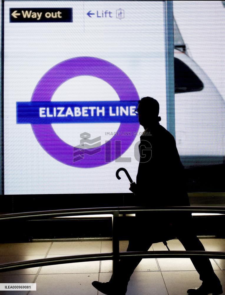 BRITAIN-LONDON-ELIZABETH LINE