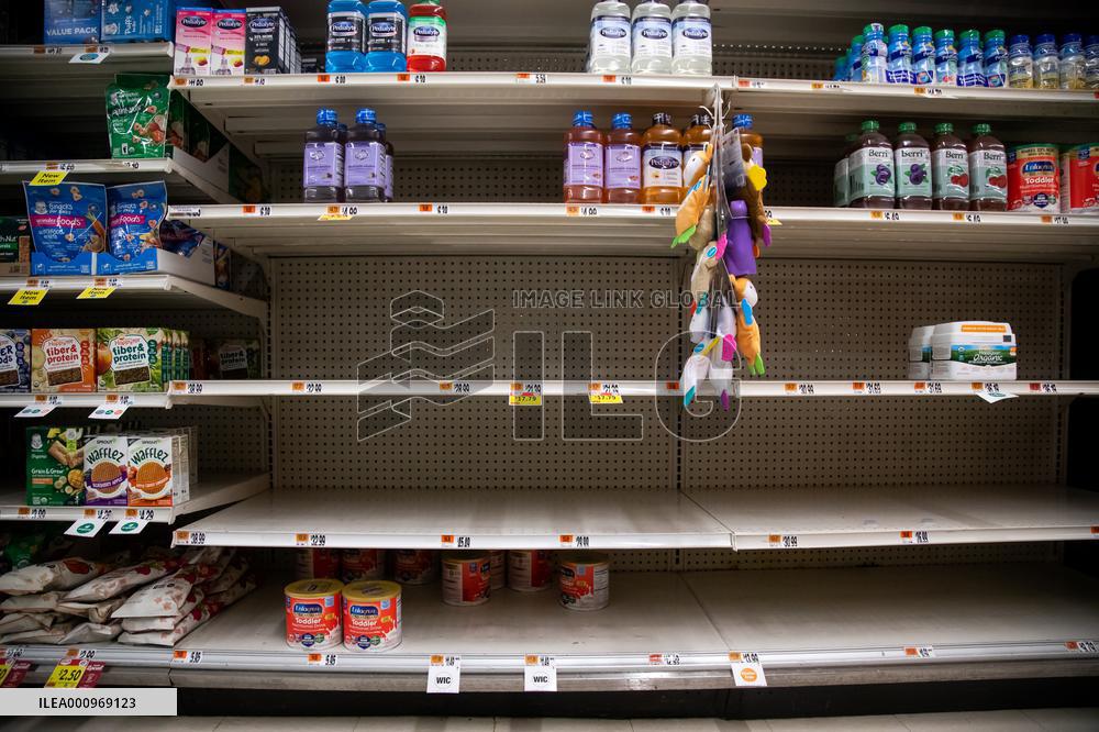 U.S.-NEW YORK-BABY FORMULA SHORTAGE