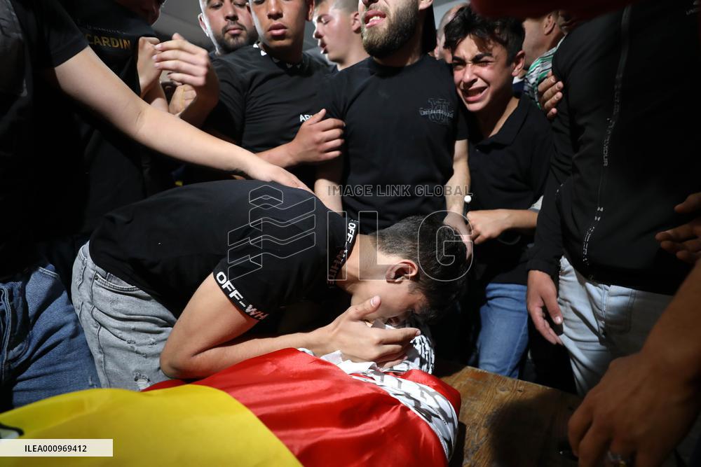 MIDEAST-NABLUS-FUNERAL