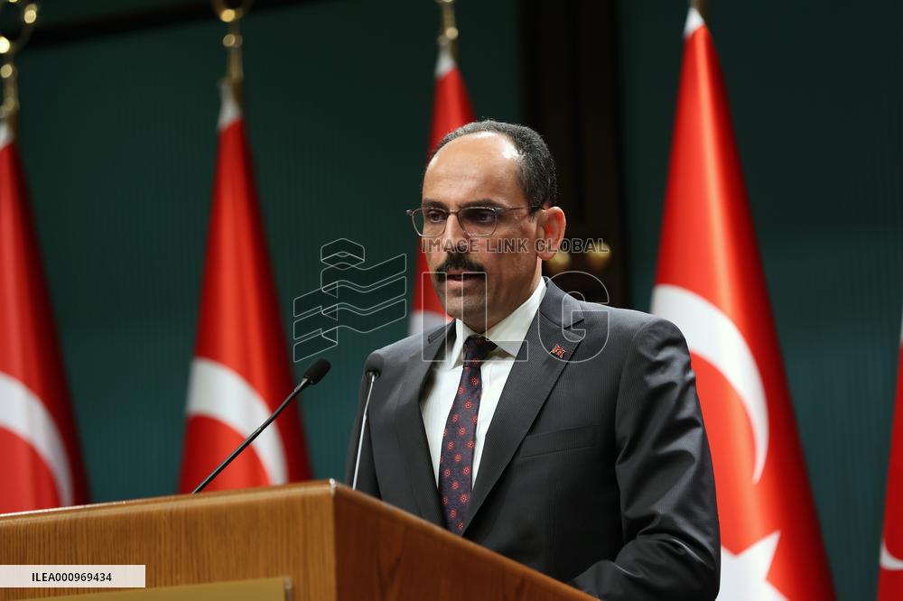 TURKEY-ANKARA-SWEDEN-FINLAND-NATO MEMBERSHIP-TALKS