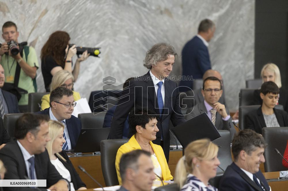 SLOVENIA-LJUBLJANA-ROBERT GOLOB-PM