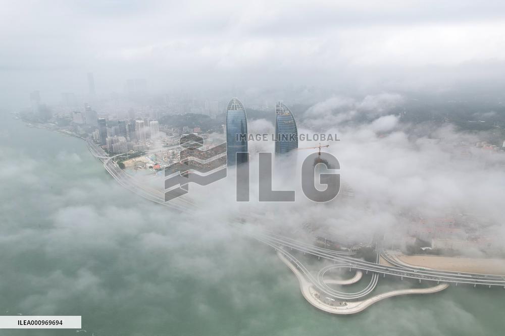 #CHINA-FUJIAN-XIAMEN-ADVECTION FOG (CN)