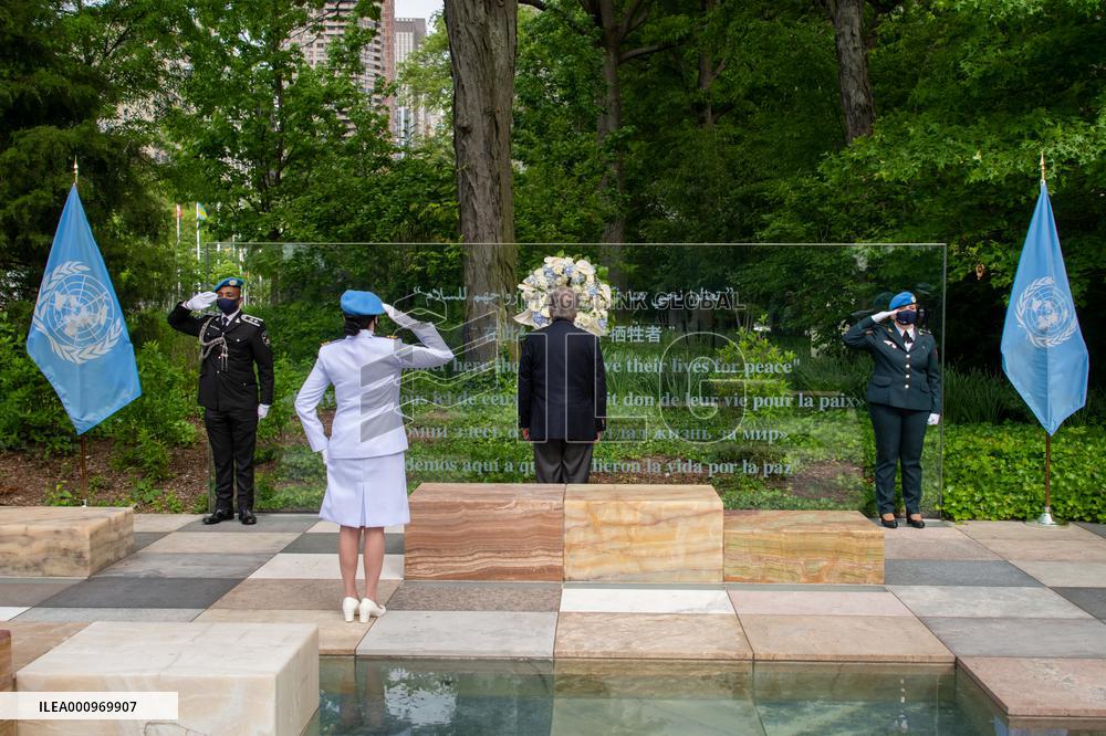 UN-GUTERRES-FALLEN PEACEKEEPERS-MEMORIAL CEREMONY