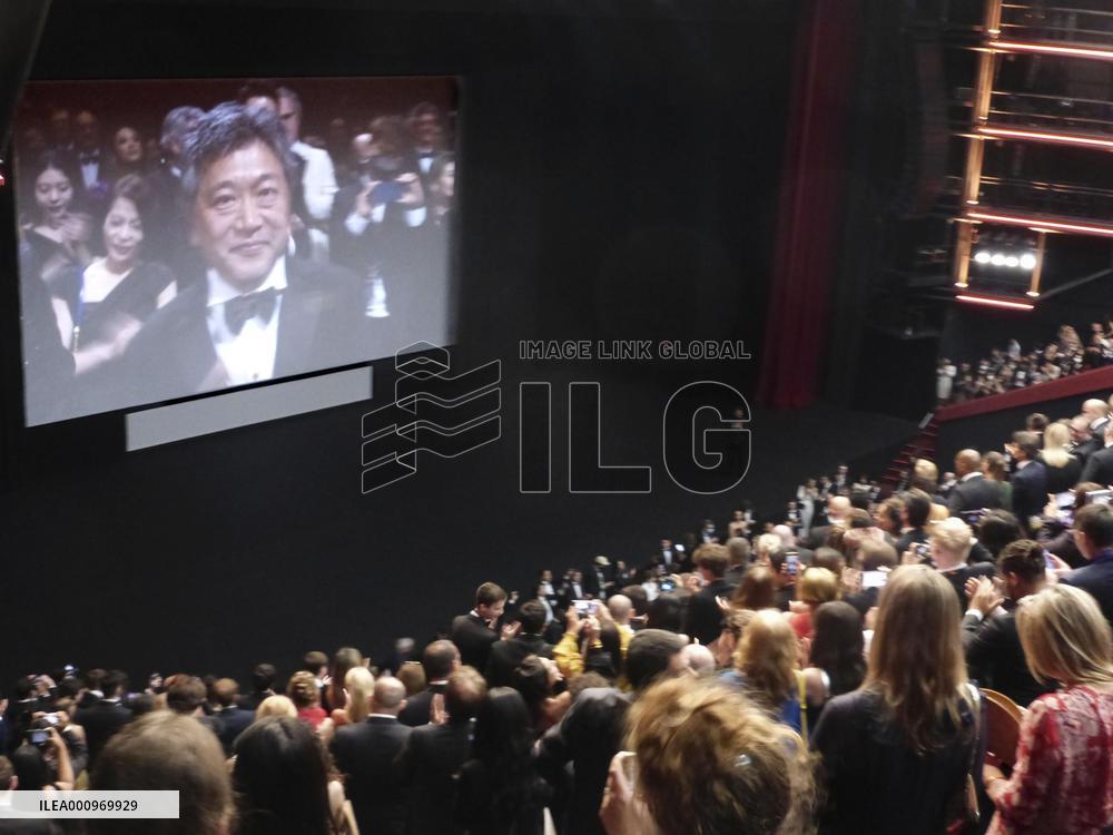 Director Hirokazu Koreeda at Cannes film festival