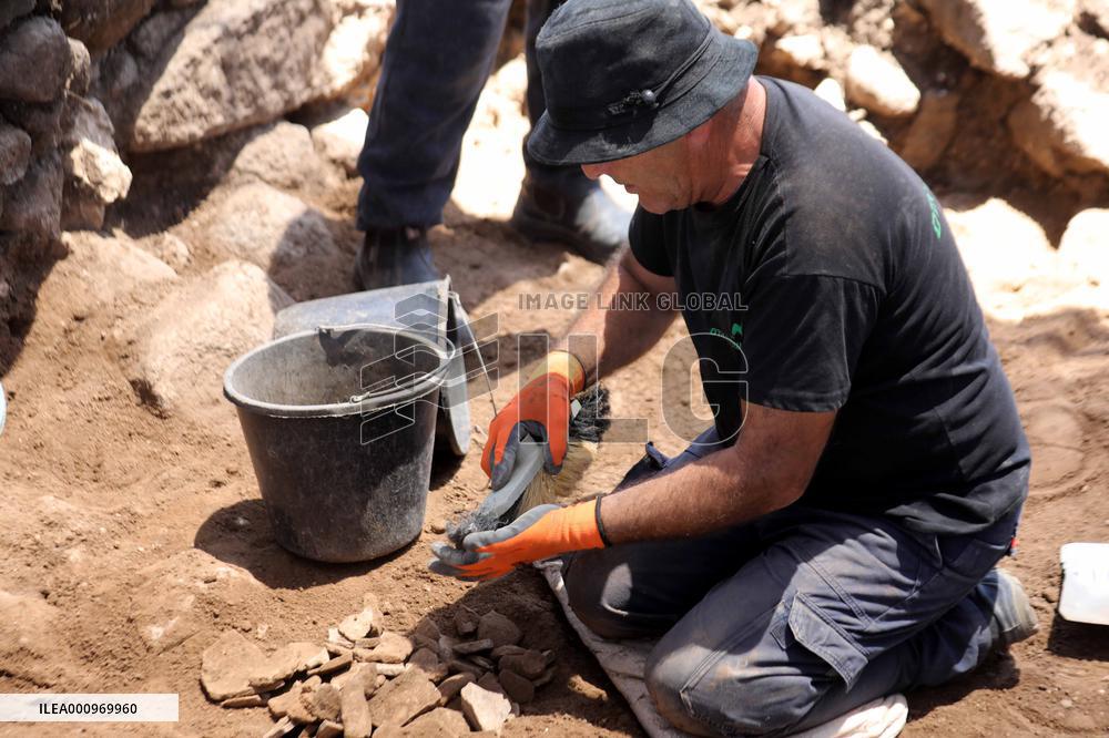 ISRAEL-TIBERIAS-ANCIENT FARMSTEAD