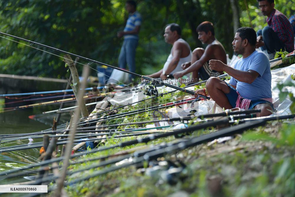INDIA-AGARTALA-FISHING COMPETITION