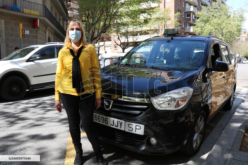 SPAIN-BARCELONA-TAXI-DRIVER-FUEL COST