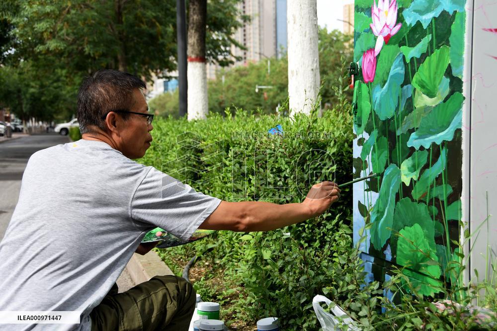 CHINA-XINJIANG-ARTSY TRAFFIC BOX (CN)