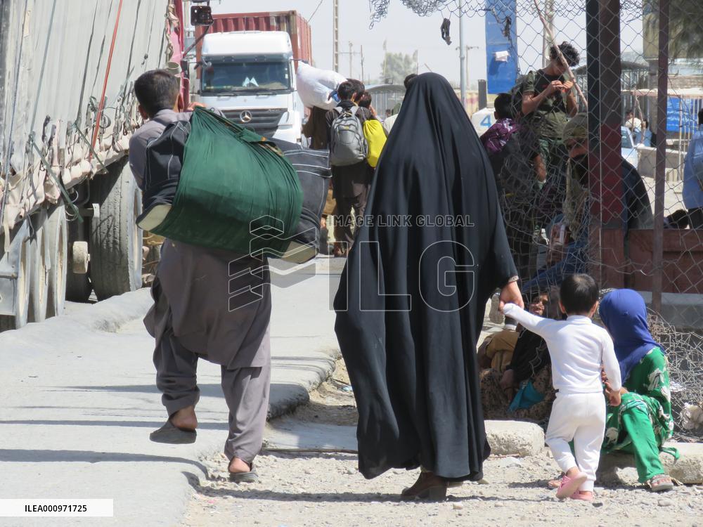 AFGHANISTAN-NIMROZ-AFGHAN REFUGEES-RETURN