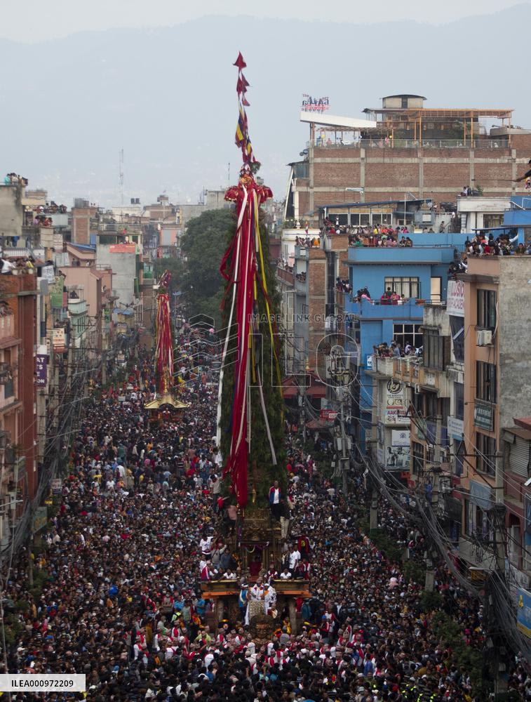 NEPAL-LALITPUR-RATO MACHINDRANATH FESTIVAL