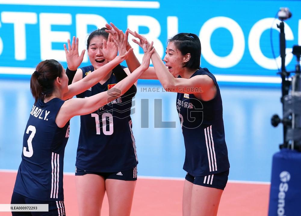 (SP)TURKEY-ANKARA-VOLLEYBALL-NATIONS LEAGUE-WOMEN-CHN VS NED