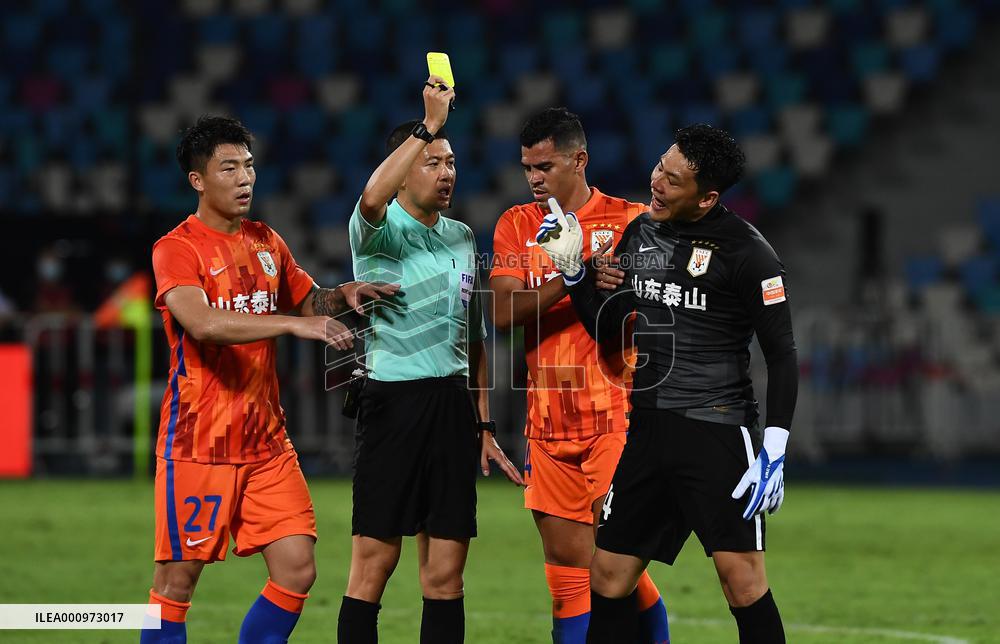 (SP)CHINA-HAINAN-HAIKOU-FOOTBALL-CSL-SHANDONG VS ZHEJIANG (CN)
