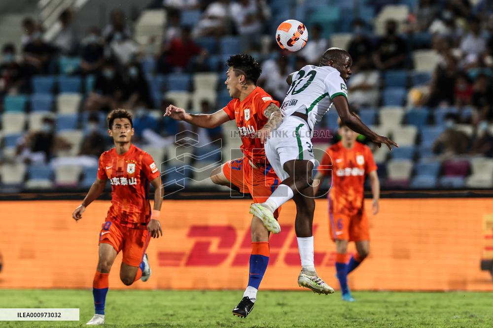 (SP)CHINA-HAINAN-HAIKOU-FOOTBALL-CSL-SHANDONG VS ZHEJIANG (CN)