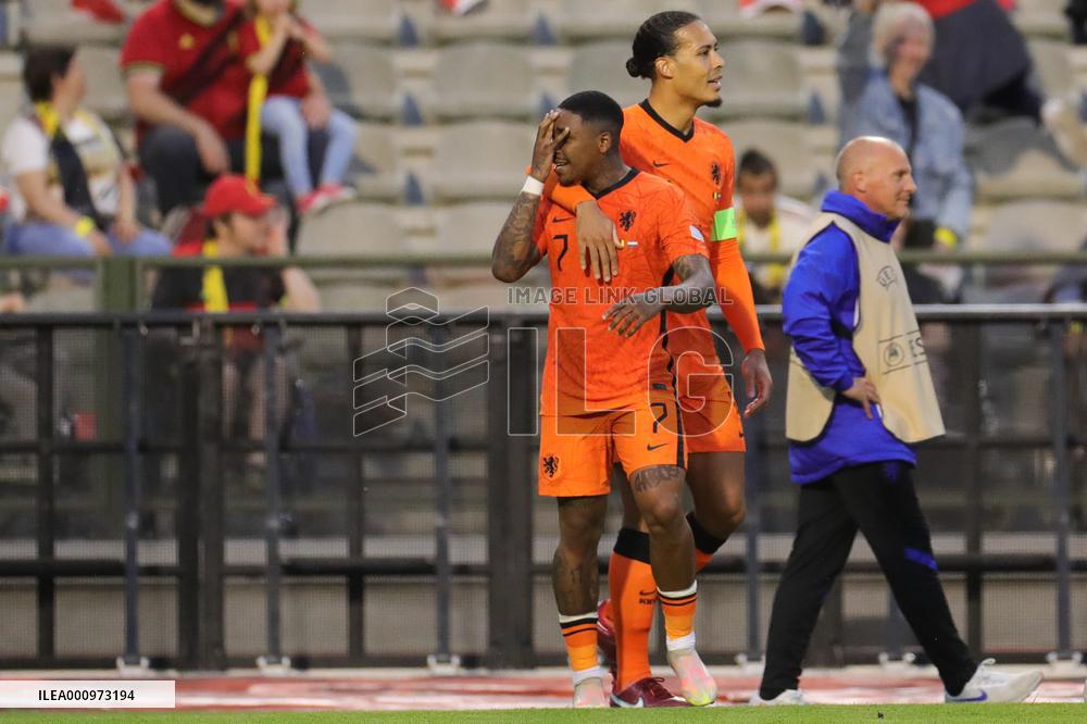 (SP)BELGIUM-BRUSSELS-FOOTBALL-UEFA NATIONS LEAGUE-BELGIUM VS NETHERLAND