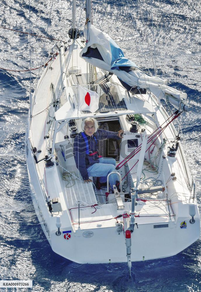 Japan's Horie, 83, becomes oldest to sail nonstop solo across Pacific