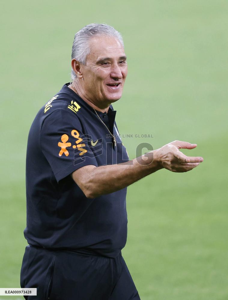 Football: Brazil training for Japan friendly