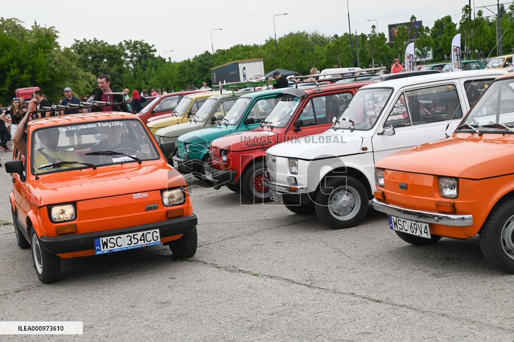 POLAND-WARSAW-FIAT-FANS RALLY