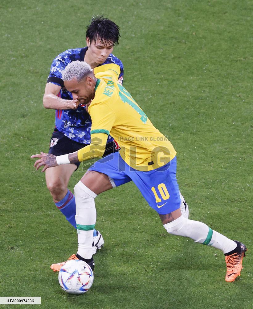 Football: Japan-Brazil friendly