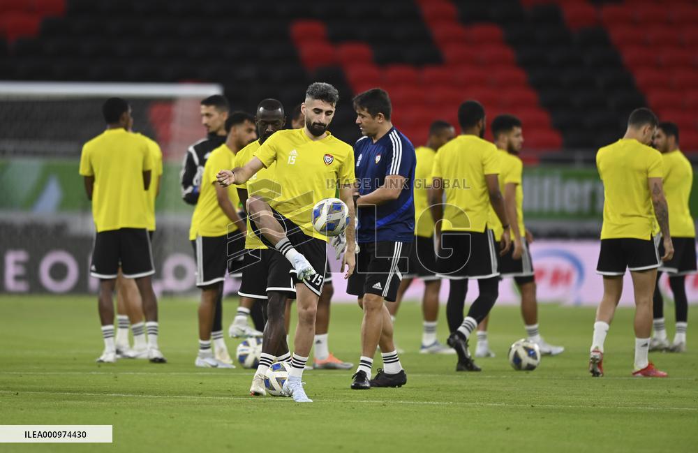 (SP)QATAR-DOHA-FOOTBALL-FIFA WORLD CUP QATAR-ASIAN QUALIFYING PLAYOFF-UAE-TRAINING