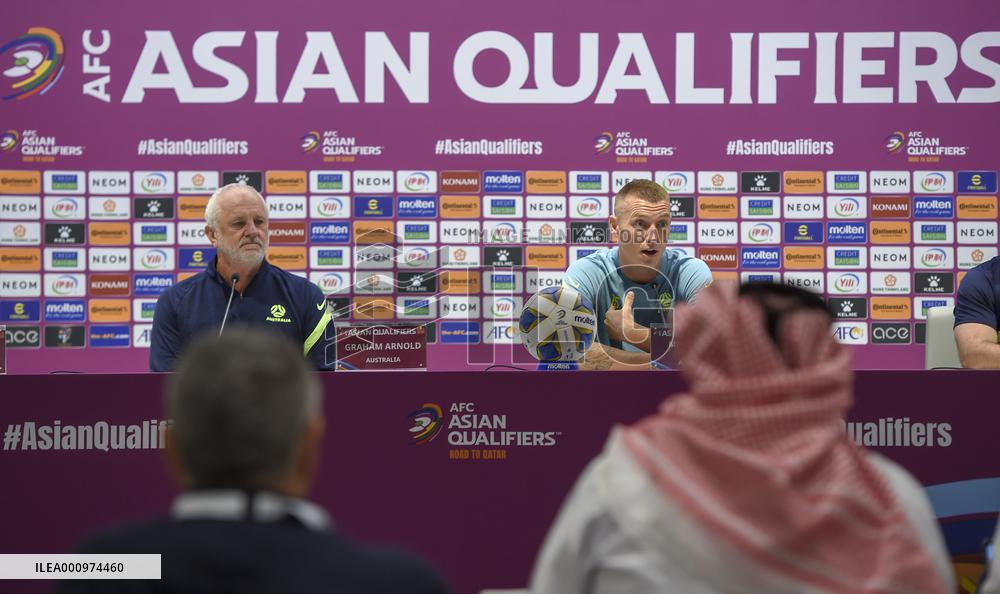 (SP)QATAR-DOHA-FOOTBALL-FIFA WORLD CUP QATAR-ASIAN QUALIFYING PLAYOFF-AUSTRALIA-PRESS