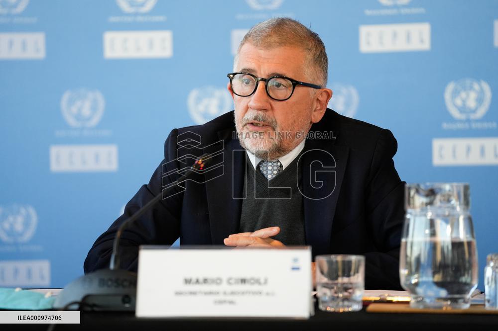 CHILE-SANTIAGO-ECLAC-PRESS CONFERENCE