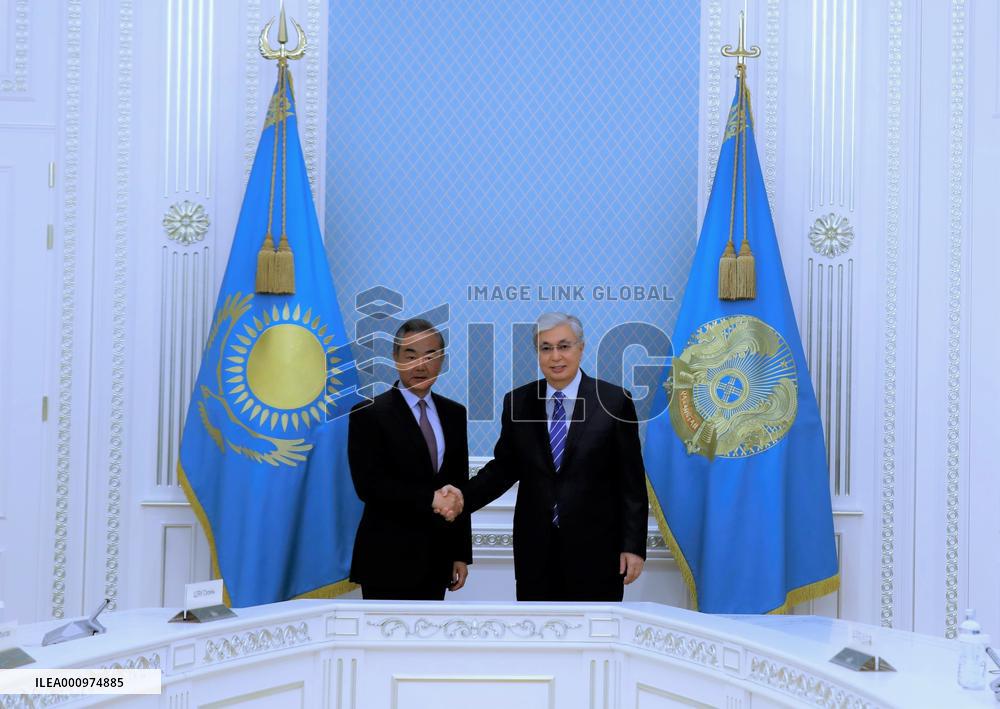KAZAKHSTAN-NUR-SULTAN-CHINA-WANG YI-MEETING