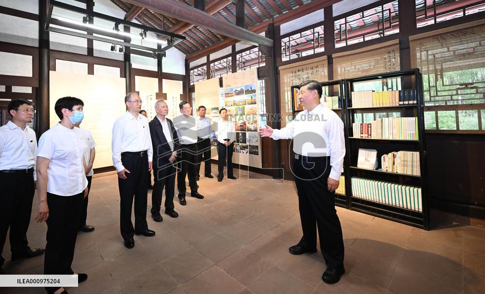 CHINA-SICHUAN-MEISHAN-XI JINPING-INSPECTION (CN)