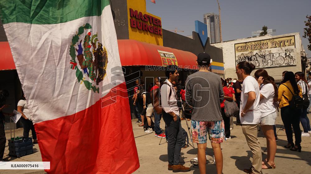 U.S.-LOS ANGELES-SUMMIT OF THE AMERICAS-RALLY