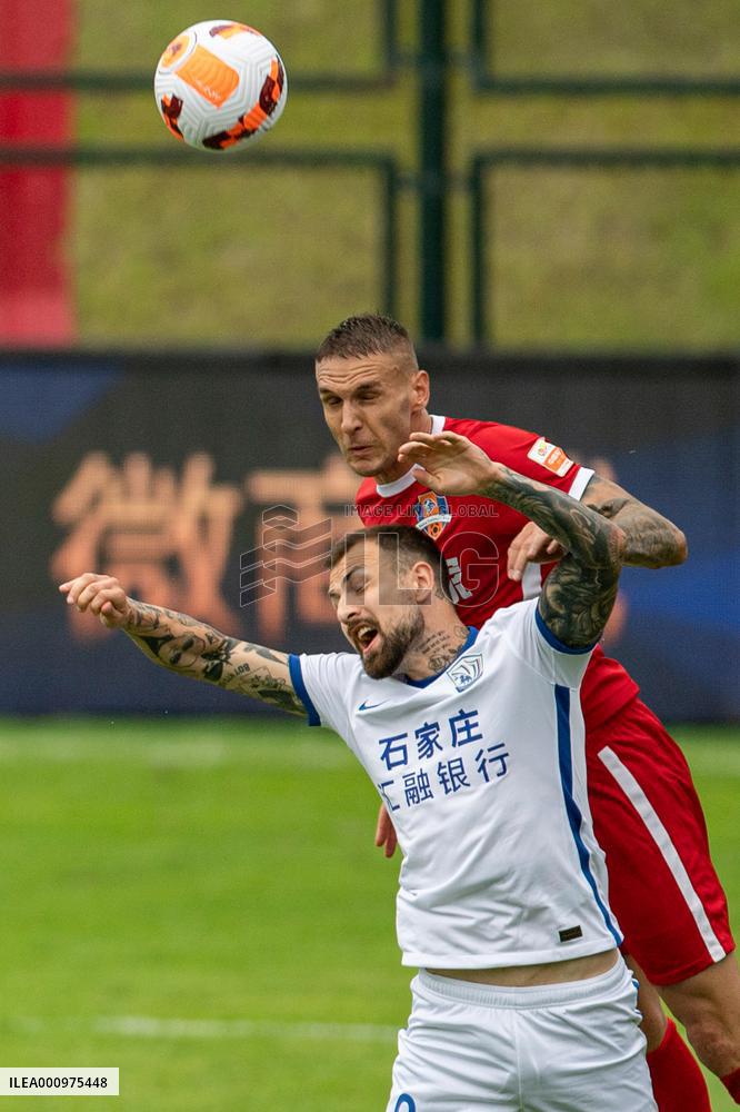(SP)CHINA-MEIZHOU-FOOTBALL-CSL-CANGZHOU VS MEIZHOU(CN)
