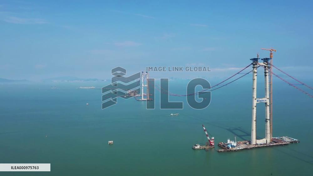 Construction of mega project in China's Greater Bay Area in full swing