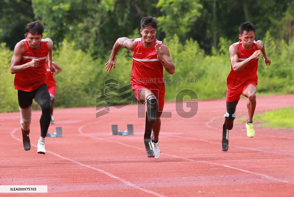 (SP)MYANMAR-YANGON-ASEAN PARA GAMES-TRAINING
