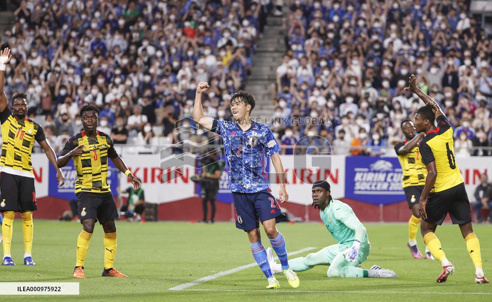 Football: Japan-Ghana friendly