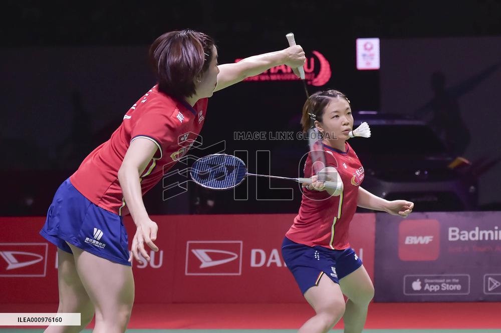 (SP)INDONESIA-JAKARTA-BADMINTON-DAIHATSU INDONESIA MASTERS 2022-WOMEN'S DOUBLES-SEMIFINAL