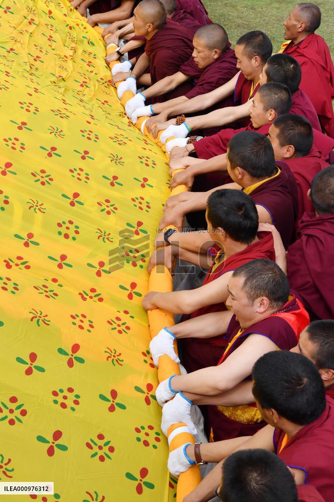 (InTibet)CHINA-TIBET-BUDDHIST RITUAL (CN)