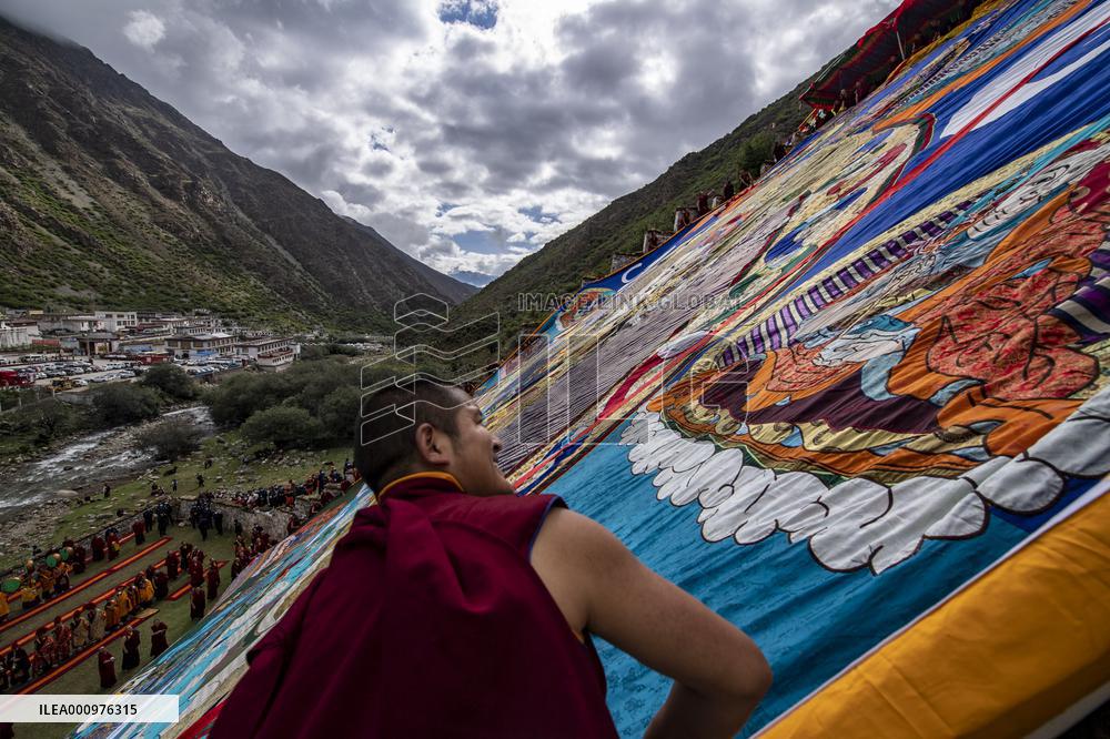 (InTibet)CHINA-TIBET-BUDDHIST RITUAL (CN)