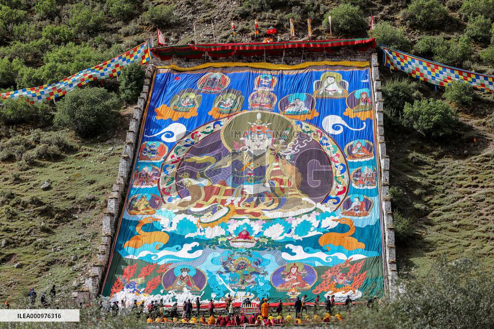 (InTibet)CHINA-TIBET-BUDDHIST RITUAL (CN)