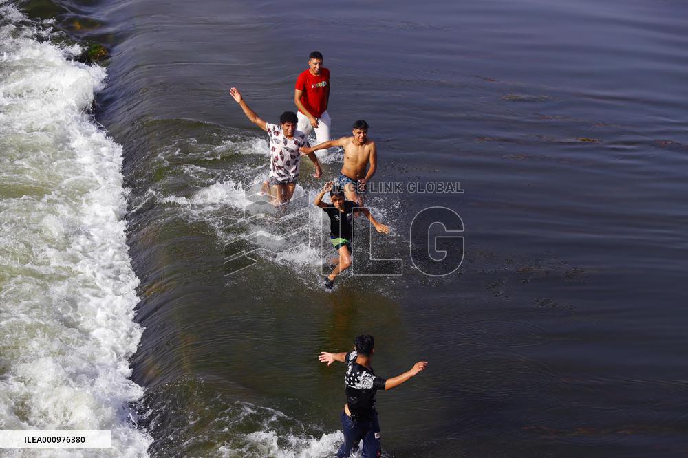 EGYPT-QALYUBIA-HOT WEATHER