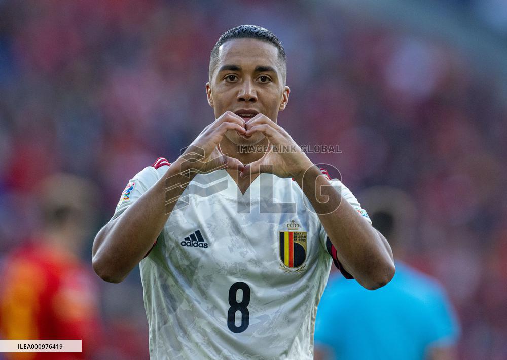 (SP)BRITAIN-CARDIFF-FOOTBALL-UEFA NATIONS LEAGUE-WALES VS BELGIUM