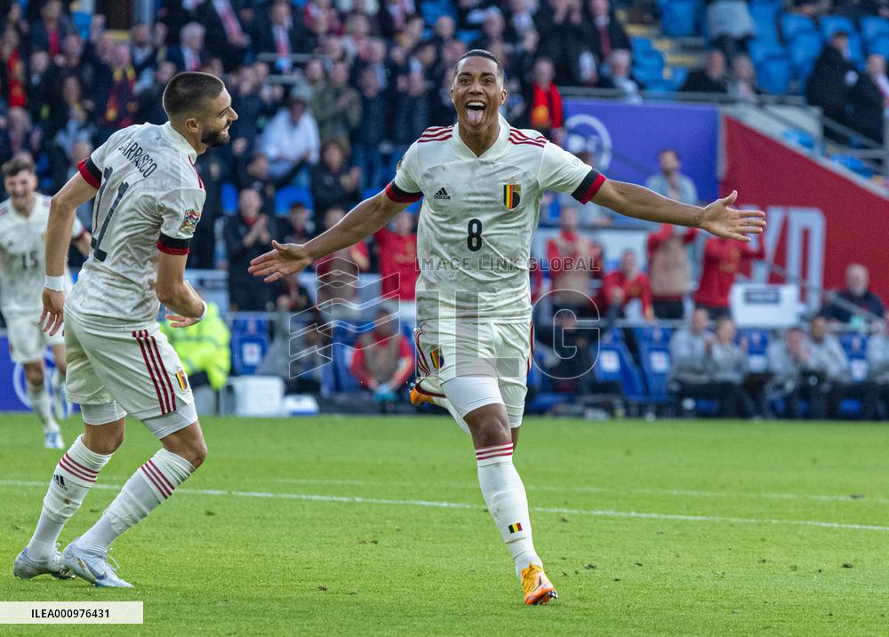 (SP)BRITAIN-CARDIFF-FOOTBALL-UEFA NATIONS LEAGUE-WALES VS BELGIUM