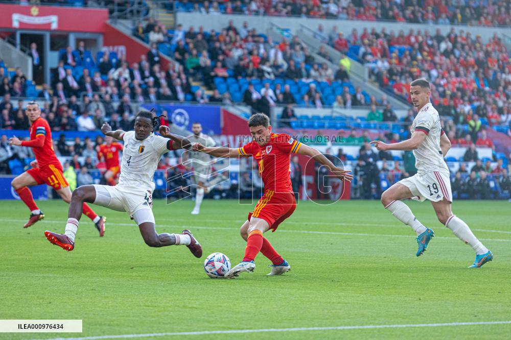 (SP)BRITAIN-CARDIFF-FOOTBALL-UEFA NATIONS LEAGUE-WALES VS BELGIUM