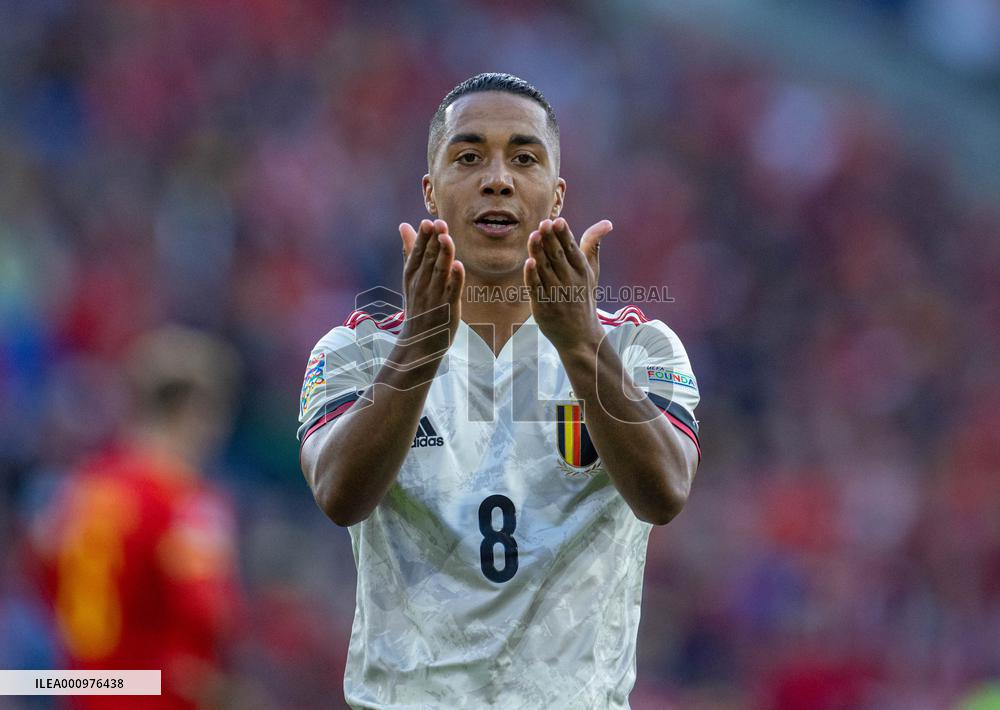 (SP)BRITAIN-CARDIFF-FOOTBALL-UEFA NATIONS LEAGUE-WALES VS BELGIUM