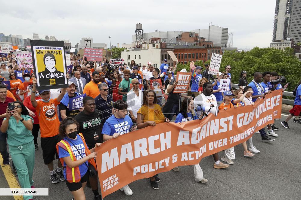 Gun control rally in New York