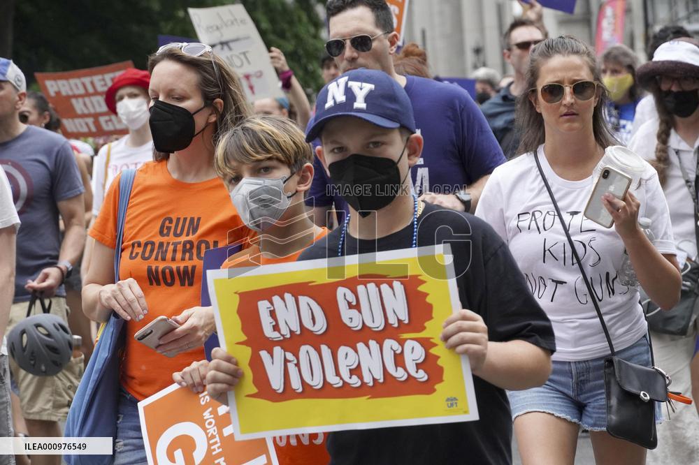 Gun control rally in New York