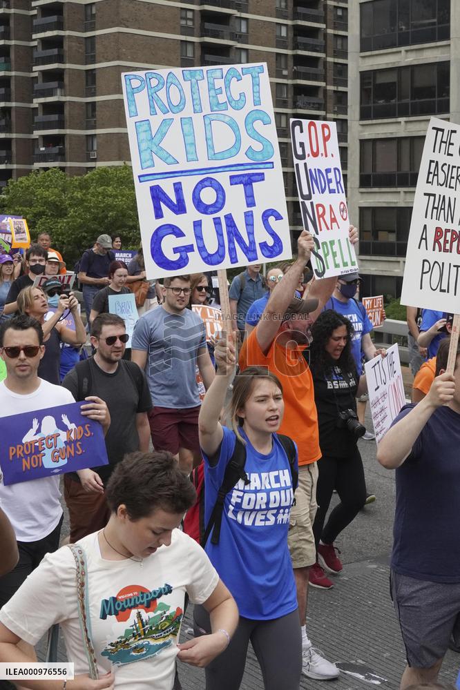 Gun control rally in New York
