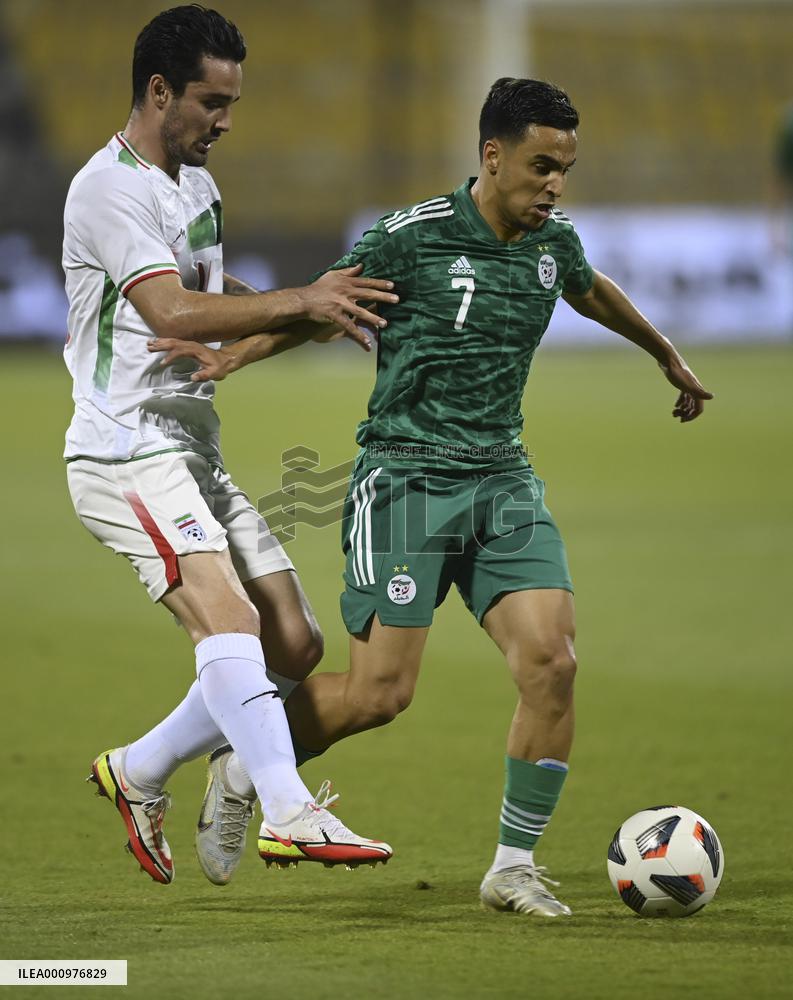 (SP)QATAR-DOHA-ALGERIA-IRAN-FOOTBALL-INTERNATIONAL FRIENDLY