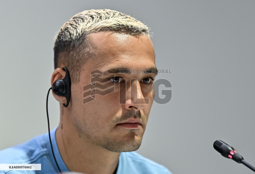 (SP)QATAR-DOHA-FIFA-TEAM AUSTRIALIA-PRESS CONFERENCE