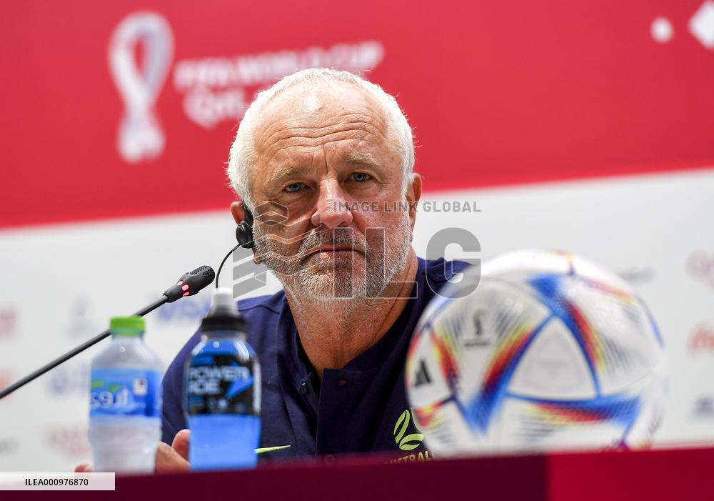 (SP)QATAR-DOHA-FIFA-TEAM AUSTRIALIA-PRESS CONFERENCE