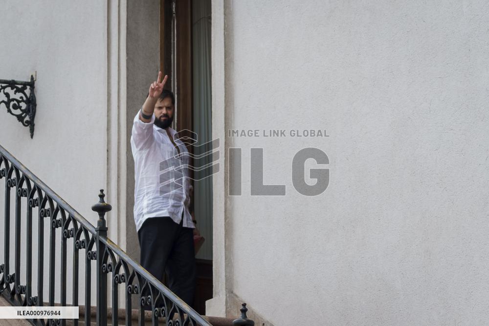 First days of work President of Chile Gabriel Boric in the Palacio de La Moneda