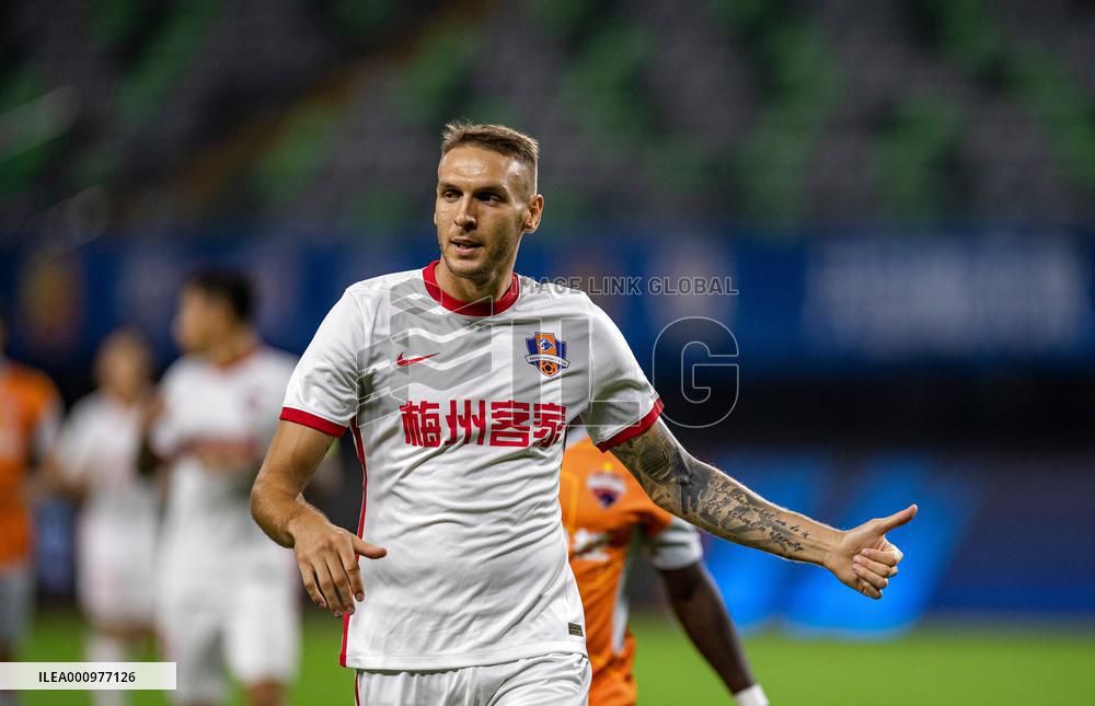 (SP)CHINA-MEIZHOU-FOOTBALL-CSL-SHENZHEN VS MEIZHOU HAKKA (CN)