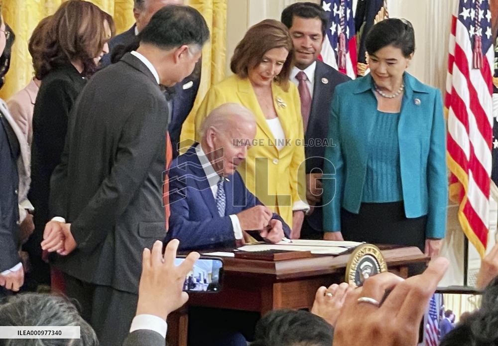 Biden signs bill for study on Asian Pacific history museum